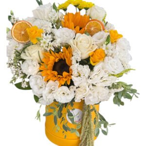 Flowers in Yellow Box