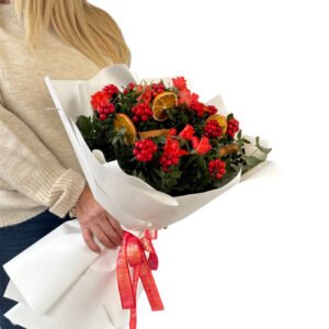 Beyaz Ambalajda Kokina Buketi